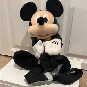 DISNEY Mickey Mouse tuxedo plush sling bag